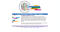 Desktop Screenshot of montanahealthcareforum.org